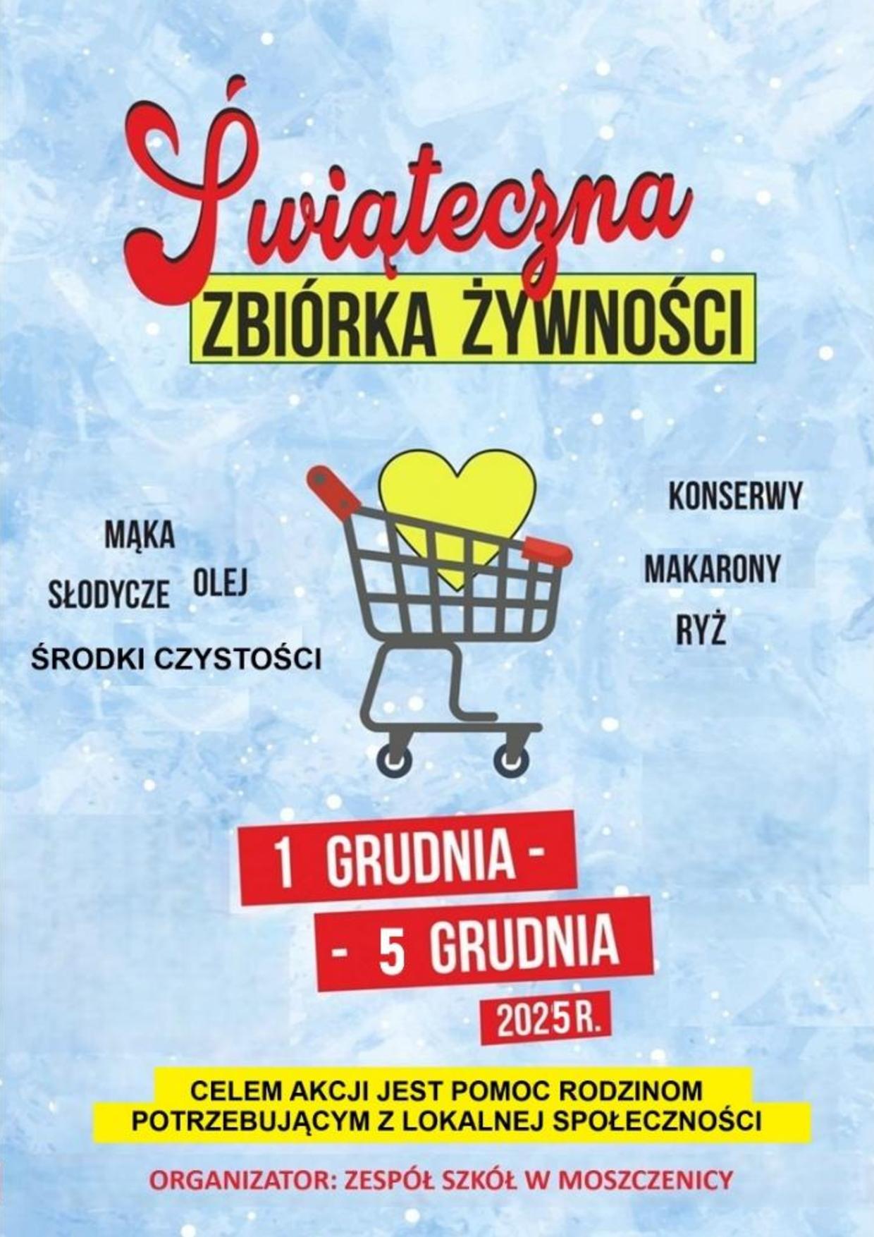 Plakat - zbiórka żywności